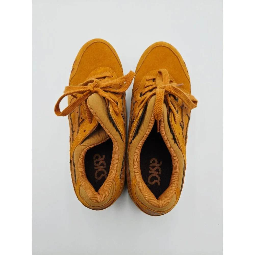 Asics Gel Lyte III HL7U2 Mens‎ 8.5 Honey Ginger Suede Sneakers Split Tongue